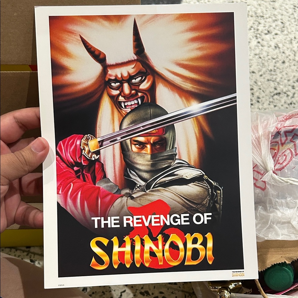 The return of Shinobi art piece